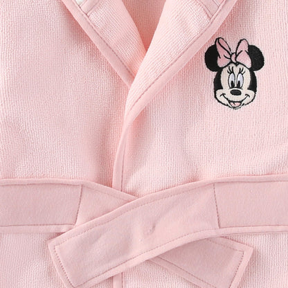 Disney Baby Winnie the Pooh Mickey Minnie Mouse Boys Girls Terry Hooded Towel Bathrobe with Ears One Size