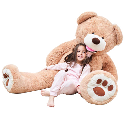 IKASA Giant Teddy Bear Plush Toy Stuffed Animals(Brown,78 inches)
