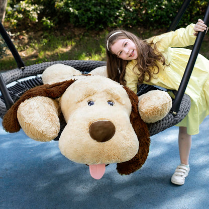 MaoGoLan 52“ Giant Stuffed Puppy Dog Animal,Ultra Soft Large Plush Soft Plush Dog Body Pillow Toy for Girls,Kids,Puppy Lover