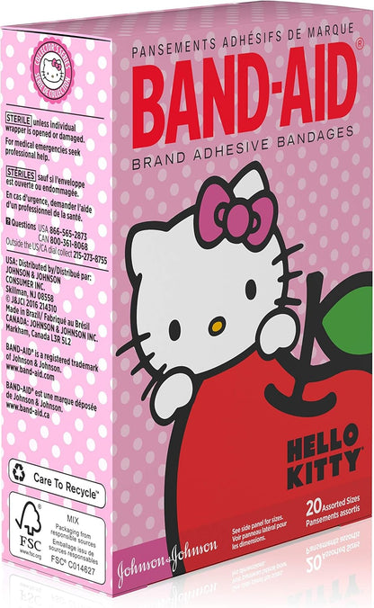 Band-Aid Asst Size 20ct Adhesive Bandages