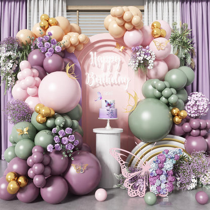 Pink White Balloon Arch Kit, Double Stuffed Pastel Pink Ivory White Balloon Garland, Baby Pink Cream White Balloons with 3pcs 18Inch Clear Balloons for Girls Birthday Baby Shower Party Decorations
