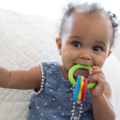 Dr. Brown's AquaCool Water-Filled Baby Teether, Cools & Massages Sore Gums, BPA Free, Pineapple and Apple, 2 Pack, 3m+