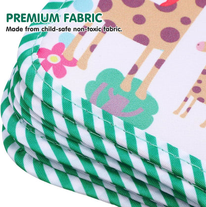 Baby Photo Album 5x7 Inch：Soft Cloth Baby Memory Book for First Year - Green 18 Photoes Album for Newborn Toddlers Kids Shower Memory Birthday Gifts - Perfect for Family Parties Milestone Moments