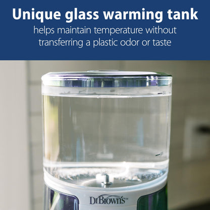 Dr. Brown's Insta-Prep Warm Water Dispenser to Instantly Prepare Baby’s Formula Bottle,Large Capacity Glass Tank with 3 Temperature Settings,Black