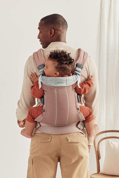 BabyBjörn Baby Carrier Harmony, Cream, 3D Mesh, 3-in-1 Ergonomic Baby Carrier; Newborn, Facing-in, Outward-Facing, and Back Carrying Positions Supported (7-40 lbs), Newborn to Toddler