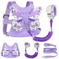 Accmor 3 in 1 Toddler Harness Leashes + Anti Lost Wrist Link, Kids Harness Children Leash for Girls, Child Anti Lost Leash Baby Cute Harness Belt Strap Hold Kids Close While Walking