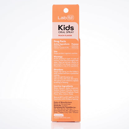 LAB52 Kids Oral Spray, Toddler Toothpaste Helper for Cavity Repair and Fresh Breath, Children Anticavity with Fluoride Free for Newborn to Preschoolers, Xylitol Vanilla Flavor