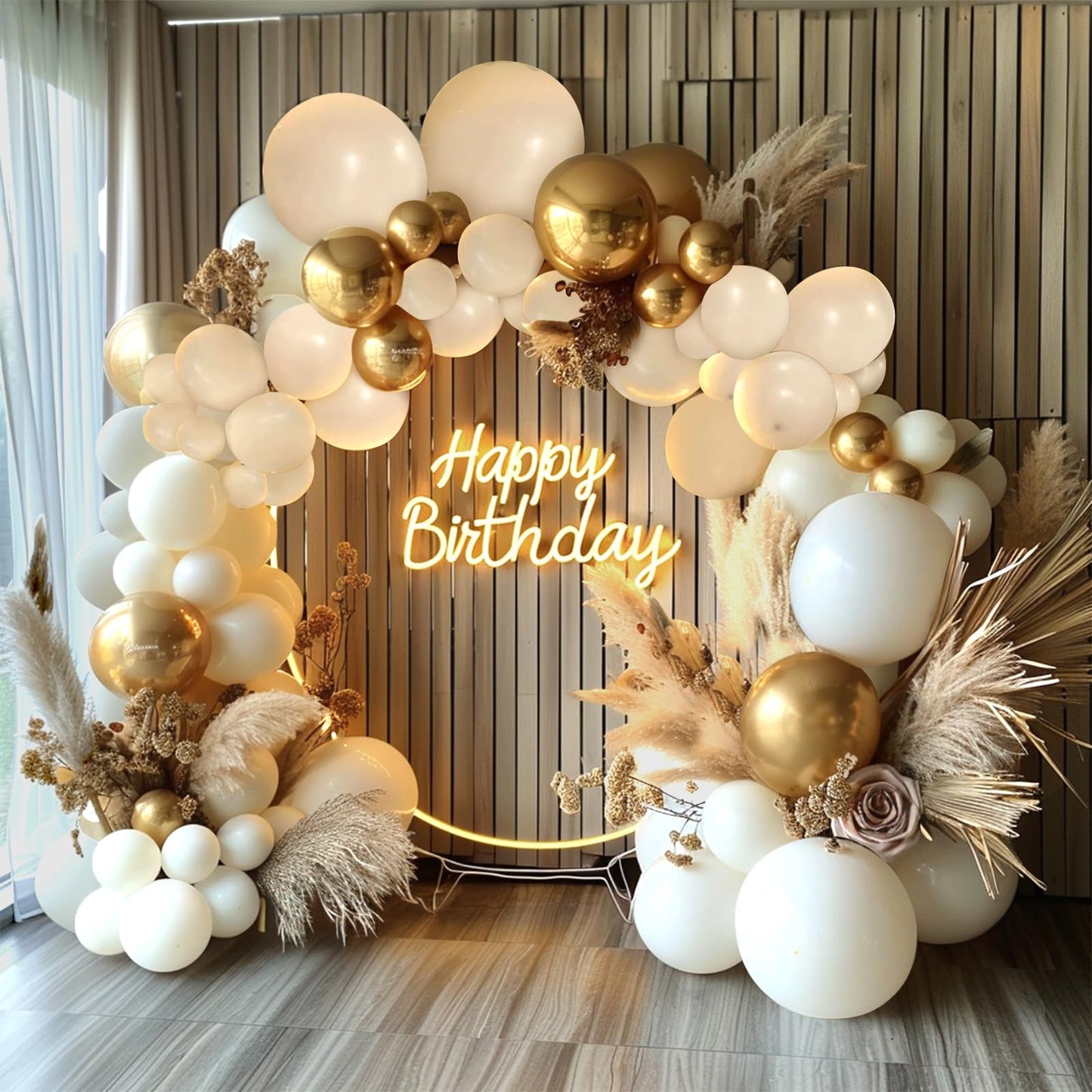 Dusty Green Blue Balloon Garland Arch Kit, Sage Green And Blue Balloon Arch Kit With Sand White Green Gold Balloons for Baby Shower Neutral Birthday Jungle Safari Wedding Birthday Party Decorations