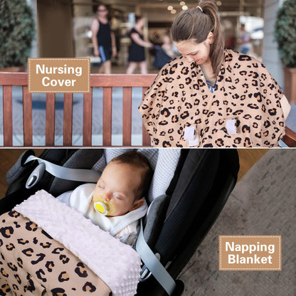 Rquite Car Seat Cover Baby, Carseat Covers Baby Boy, Minky Infant Car Seat Cover Winter, Peekaboo Opening Car Seat Canopy, Multi-use Baby Carrier, Stroller, Nursing Cover, Minky Blanket, Dinosaur