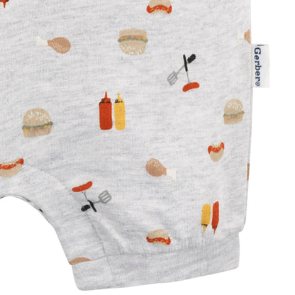 Gerber Baby Boys' Cotton Polo Romper