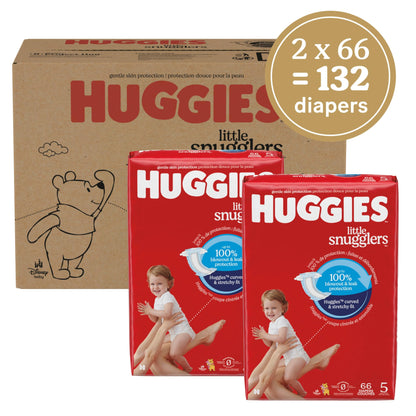 Huggies Newborn Diapers, Little Snugglers Baby Diapers, Size Newborn (up to 10 lbs), 31 Count