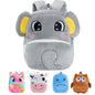 MICHLEY Toddler Backpack Plush Animal SchoolBag Cartoon Girls Travel Bag Mini Baby Daypack for Kids Kindergarten Pre School Bags, Cow