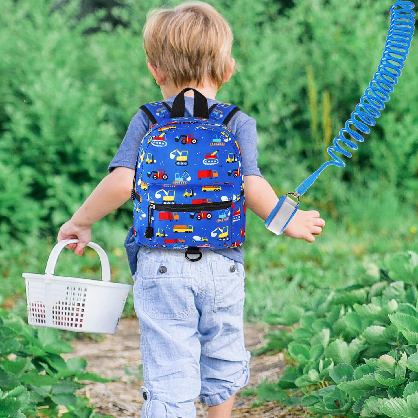 Accmor Toddler Backpack Leash, Cute Unicorn Baby Backpacks with Anti Lost Wrist Link, Mini Kids Backpack Leash Walking Harness for Outdoor Travel, Adorable Backpack Tether for Boys Girls 1-3 (Purple)