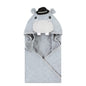 Hudson Baby Unisex Baby Cotton Animal Face Hooded Towel, Pretty Elephant, One Size