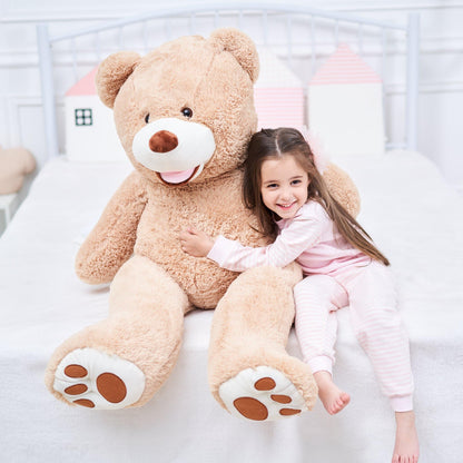 IKASA Giant Teddy Bear Plush Toy Stuffed Animals(Brown,78 inches)