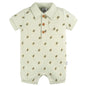 Gerber Baby Boys' Cotton Polo Romper