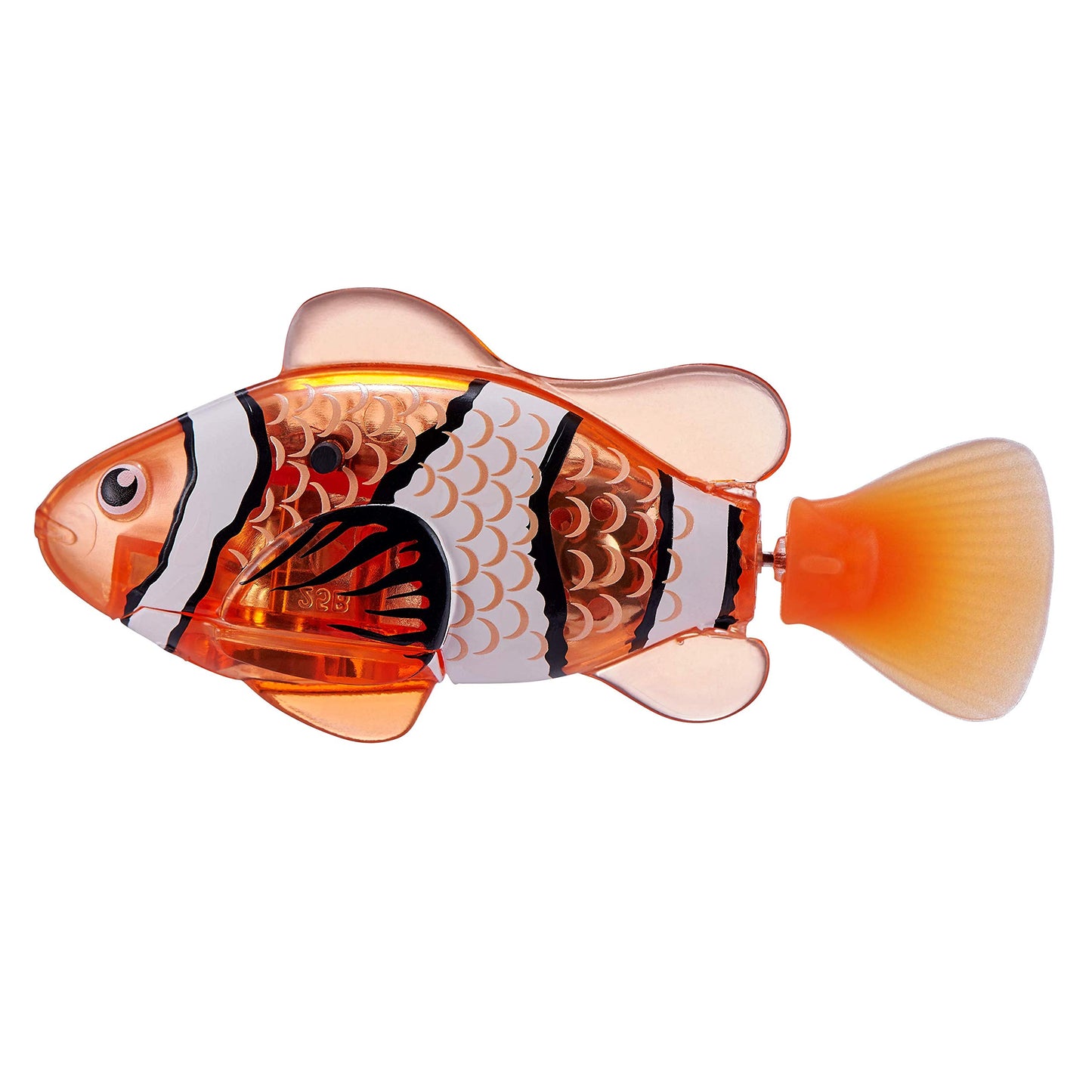 Robo Alive Robo Fish Robotic Swimming Fish (Teal + Orange) by ZURU Water Activated, Changes Color, Comes with Batteries, Amazon Exclusive (2 Pack) Series 3