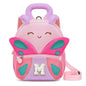 YOOLIFE Initial Birthday Gifts for Girls Kids Personalized Kids Backpack for Little Girls, Kindergarten Elementary School Bookbag for Girl Toddler Teen Gift for Daughter Sister Pink Backpack A