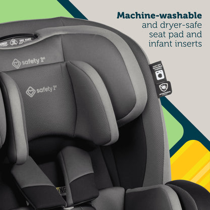 Safety 1st Everslim DLX Slim Convertible Car Seat– A 4-in-1 Convertible Child Safety Car Seats; Baby Car Seats for 5-100 lbs, Dunes Edge