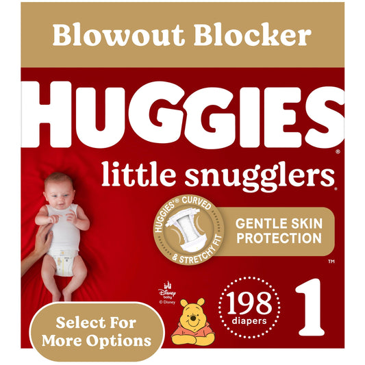 Huggies Newborn Diapers, Little Snugglers Baby Diapers, Size Newborn (up to 10 lbs), 31 Count