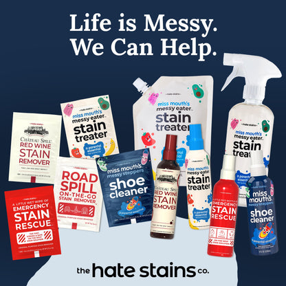Miss Mouth's Messy Eater Stain Treater Spray - 4oz 2 Pack Stain Remover - Newborn & Baby Essentials - No Dry Cleaning Food, Grease, Coffee Off Laundry, Underwear, Fabric