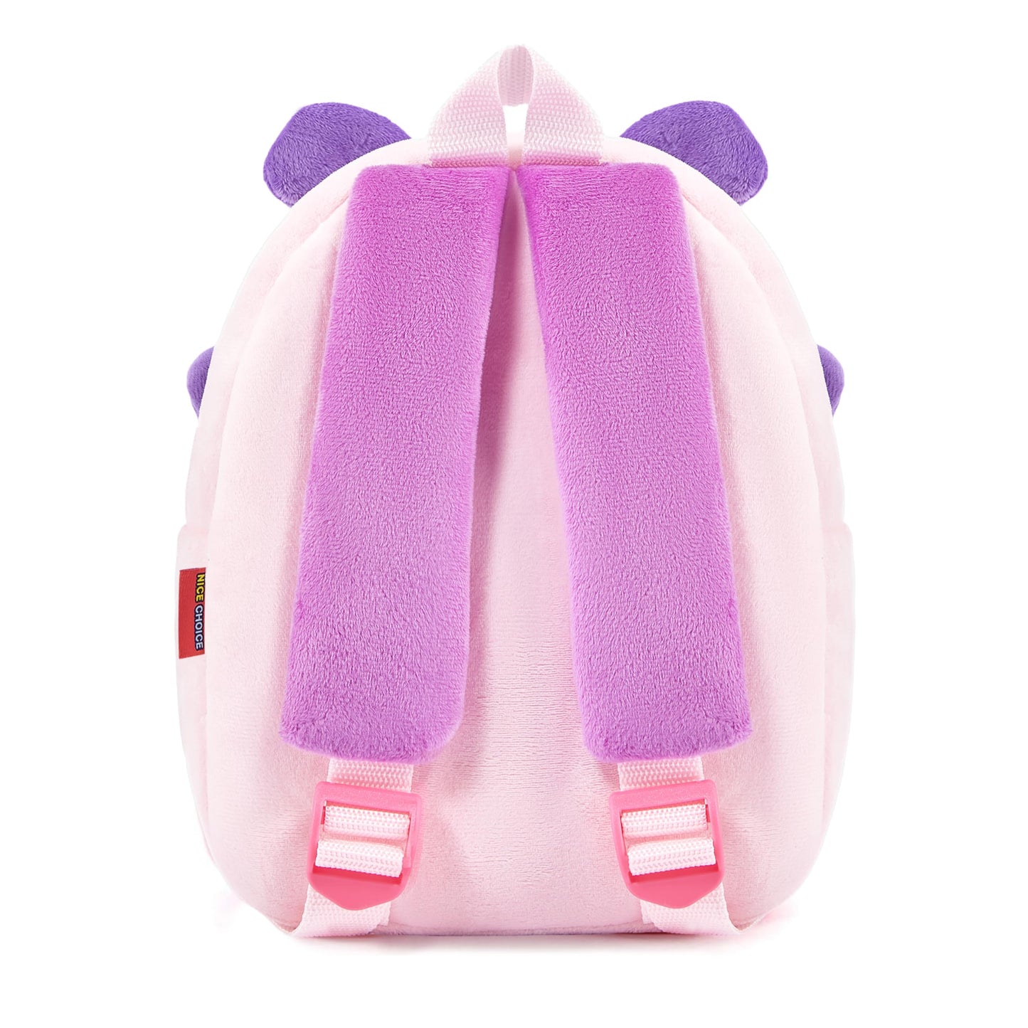 NICE CHOICE Cute Toddler Backpack Toddler Bag Plush Animal Cartoon Mini Travel Bag for Baby Girl Boy 2-6 Years(Grey Elephant)
