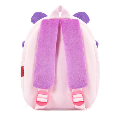 NICE CHOICE Cute Toddler Backpack Toddler Bag Plush Animal Cartoon Mini Travel Bag for Baby Girl Boy 2-6 Years(Grey Elephant)