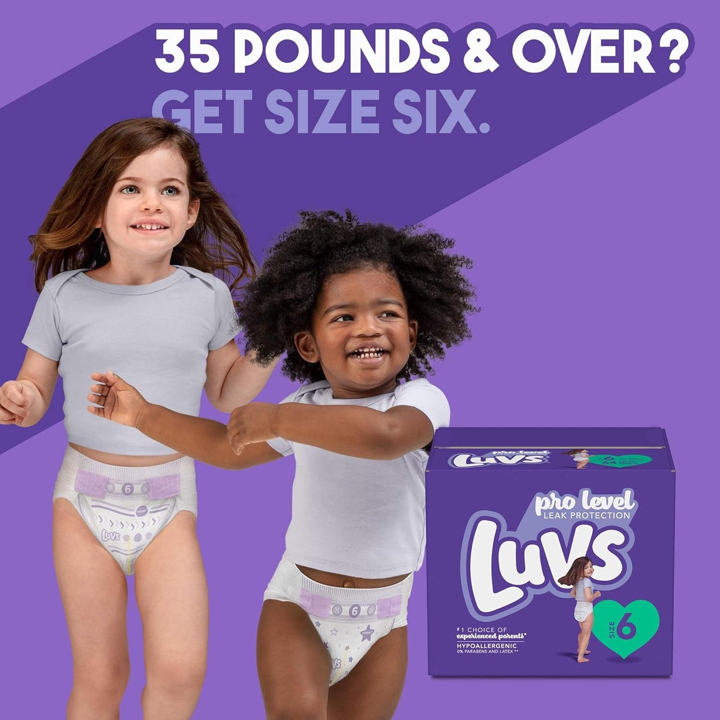 Luvs Size 3 Baby Diapers, Platinum Protection Bluey Diapers for Day & Night, Size 3, 104 Count (Packaging May Vary)
