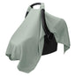 Comfy Cubs Baby Car Seat Cover - Soft, Breathable Bamboo Rayon and Muslin Cotton Blend - Lightweight Canopy for Sun, Bug, and Comfort Protection - Large Size Infant Seat Cover in Sage Design