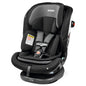 Peg Perego Primo Viaggio All-in-One Convertible Car Seat – Newborn to 10+ Years – 5-120 lbs – Height Adjustable & Slim, 100% FR-Free, Made in Italy, Mercury (Grey)