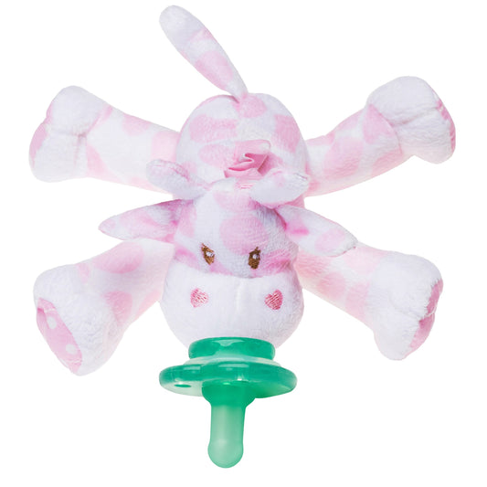 Nookums Paci-Plushies Buddies - Alligator Pacifier Holder - Adapts to Name Brand Pacifiers, Suitable for All Ages, Plush Toy Includes Detachable Pacifier