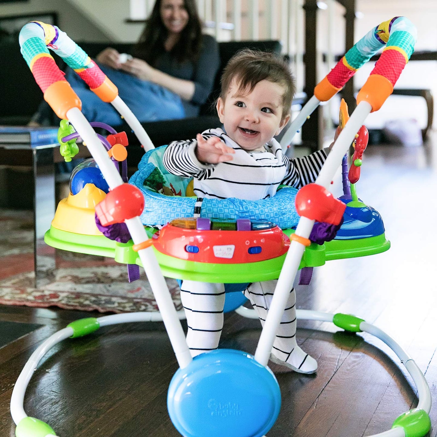 Baby Einstein Neptune's Ocean Discovery Activity Jumper, Ages 6 months +, Max weight 25 lbs., Unisex