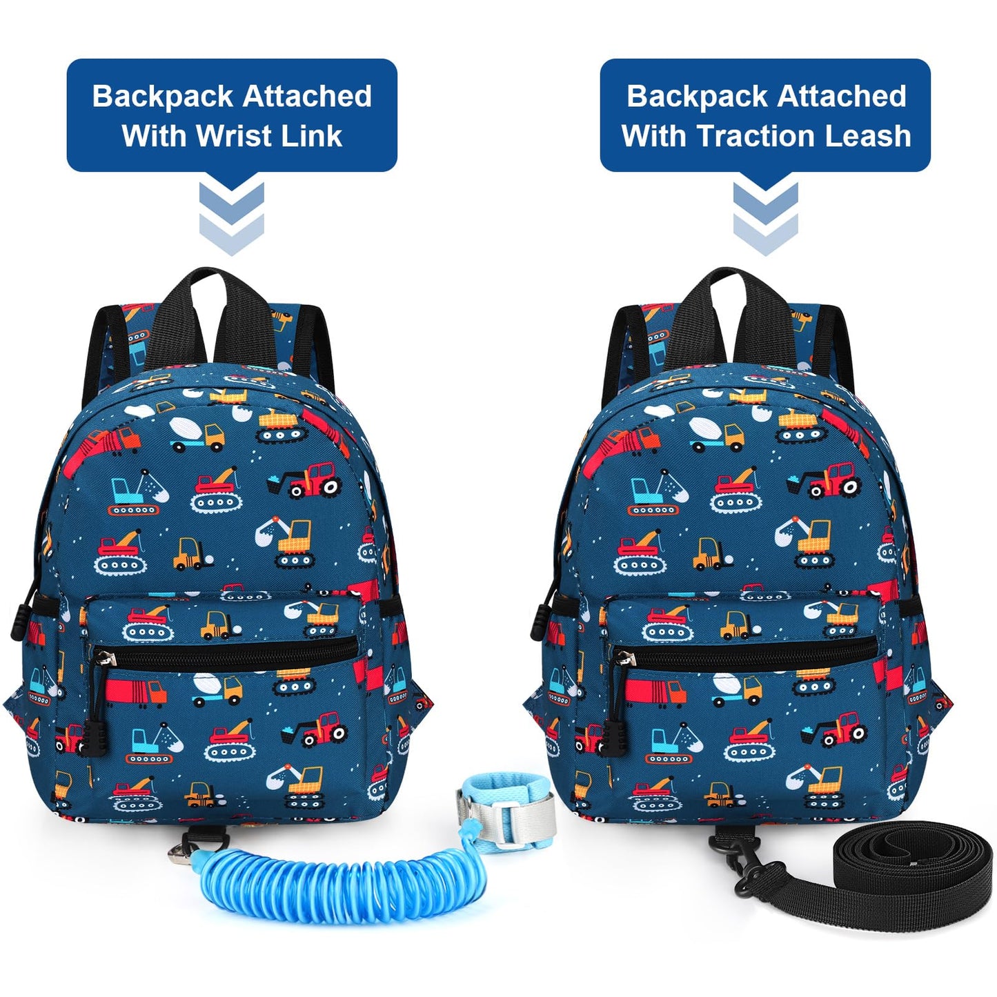 Accmor Toddler Backpack Leash, Cute Unicorn Baby Backpacks with Anti Lost Wrist Link, Mini Kids Backpack Leash Walking Harness for Outdoor Travel, Adorable Backpack Tether for Boys Girls 1-3 (Purple)
