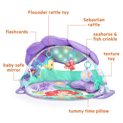 Bright Starts Disney Baby Finding Nemo Mr. Ray Ocean Lights & Music Gym, Ages Newborn +