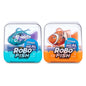 Robo Alive Robo Fish Robotic Swimming Fish (Teal + Orange) by ZURU Water Activated, Changes Color, Comes with Batteries, Amazon Exclusive (2 Pack) Series 3
