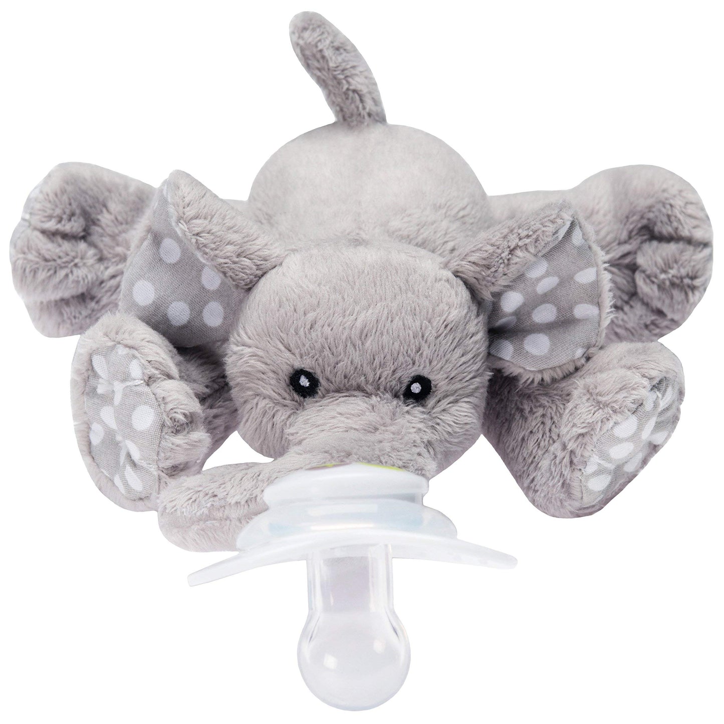 Nookums Paci-Plushies Buddies - Alligator Pacifier Holder - Adapts to Name Brand Pacifiers, Suitable for All Ages, Plush Toy Includes Detachable Pacifier