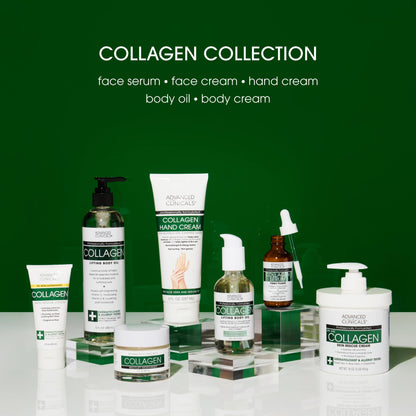 Advanced Clinicals Retinol Body Lotion + Collagen Cream Fragrance Free Face Moisturizer & Body Cream 2pc Skincare Set For Women & Men Helps Reduce Appearance Of Crepey Skin, Wrinkles, & Dry Skin, 2pc