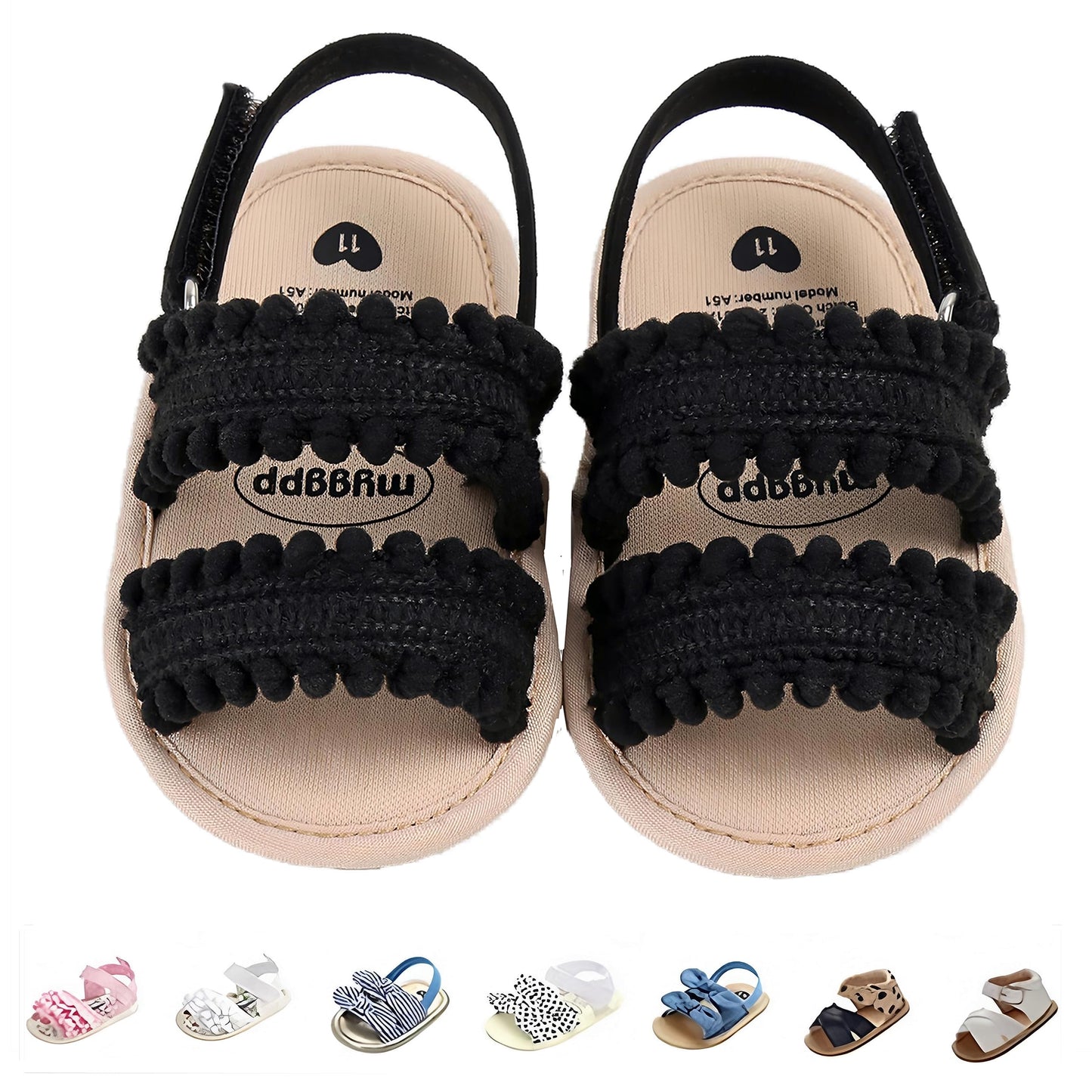 Baby Girls Sandals Summer Shoes Outdoor First Walker Toddler Girls Shoes for Summer