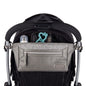 Itzy Ritzy Adjustable Stroller Caddy and Organizer Bag Featuring Front Zippered Pocket, 2 Built-in Interior Pockets & Adjustable Straps to Fit Nearly Any Stroller (Chai)