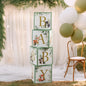 Kate Aspen Woodland Baby Shower Boxes with Letters for Baby Shower Gender Reveal Decorations Photo Prop & Forest Animal Nursery Decor (Set of 4 Blocks Spells Baby)
