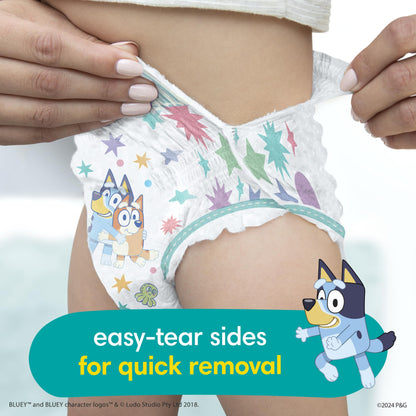 Pampers Training Pants - Easy Ups Boys & Girls Bluey - Size 4T-5T, 104 Count, Children's Potty Underwear (Packaging May Vary)