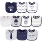Hudson Baby Unisex BabyCotton Bibs
