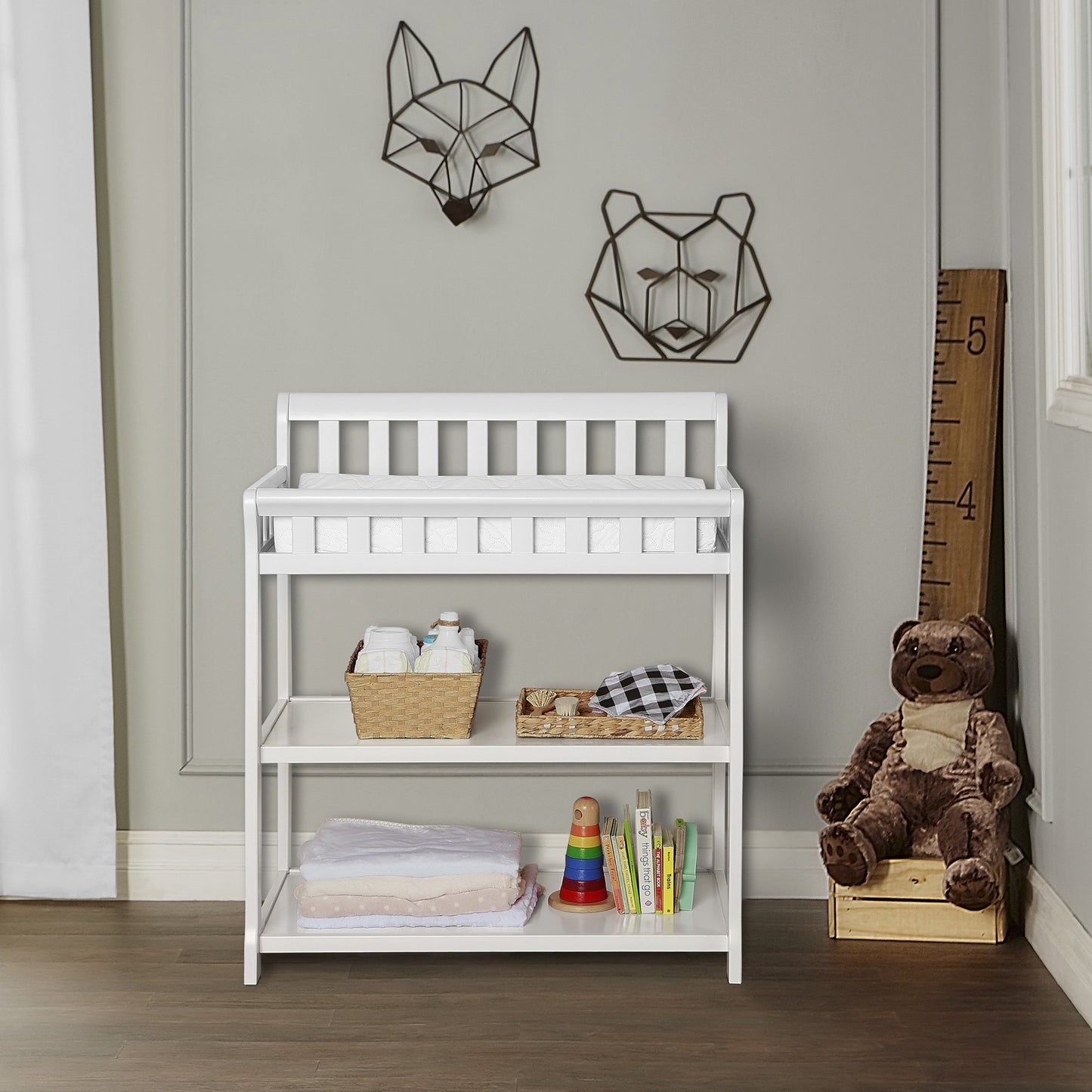Dream On Me Ashton Changing Table, Natural, 34x20x40 Inch (Pack of 1)