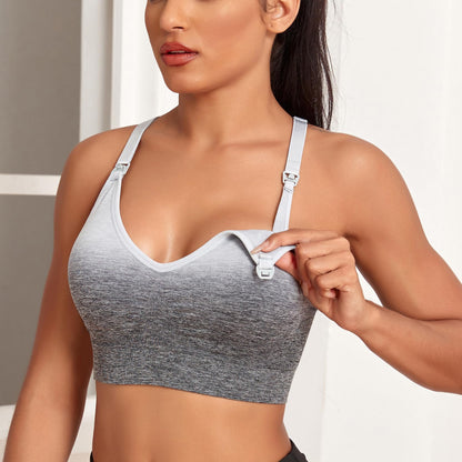 Suekaphin 3 Pack Sports Nursing Bra for Breastfeeding Supportive Bralette Pregnancy Maternity Wirefree Support for Women