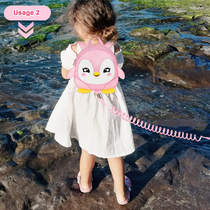 Accmor Toddler Harness Backpack Leash, Cute Dinosaur Backpacks with Anti Lost Wrist Link, Cute Mini Child Backpack Wristband Tether Strap and Protection Leashes for Boys Girls Aged 1-3 Years