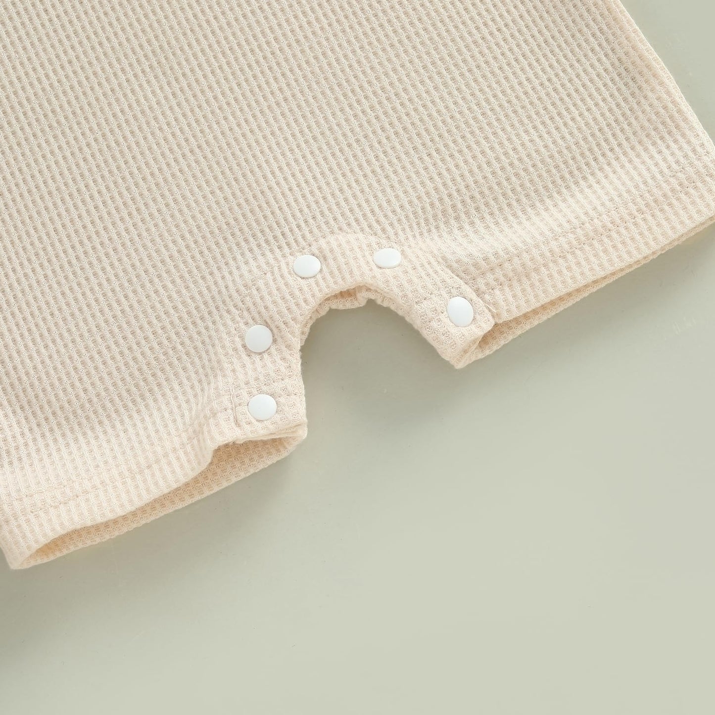Baby Boy Rompers Half Button-up Jumpsuit Short Sleeve Bodysuit Summer Clothes