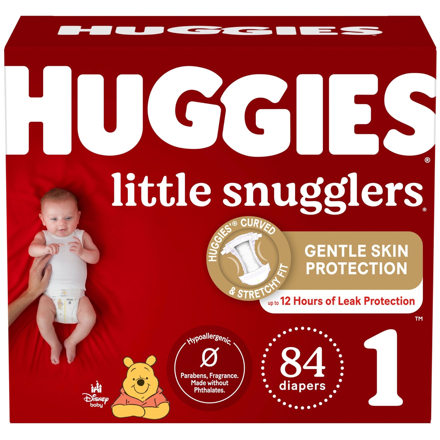 Huggies Newborn Diapers, Little Snugglers Baby Diapers, Size Newborn (up to 10 lbs), 31 Count