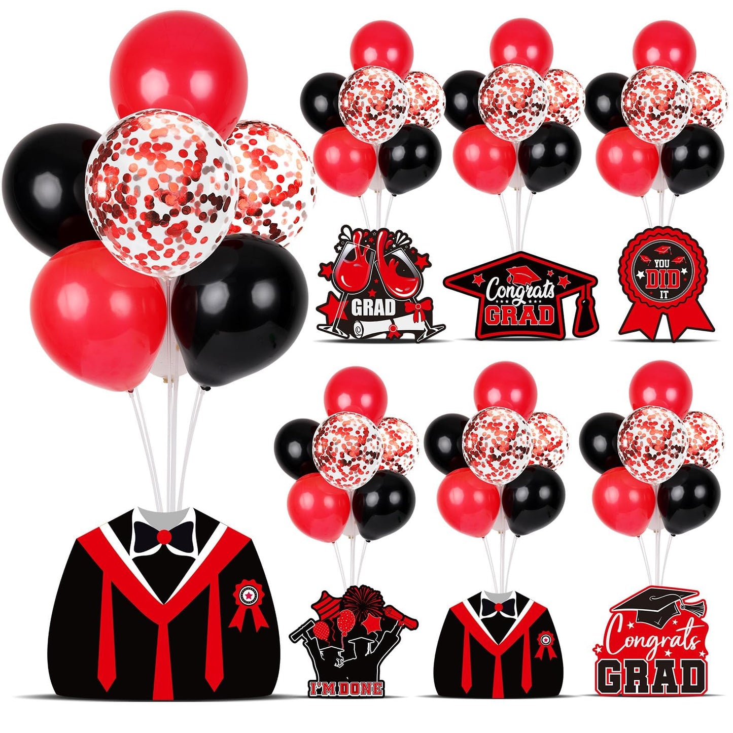 4 Sets Balloon Stand Kit for Table Bear Baby Shower Tables Centerpieces with Balloon Boy Baby Shower Decorations for Bear Theme Gender Reveal Birthday Party Table Decorations Supplies (Brown Bear, 4)