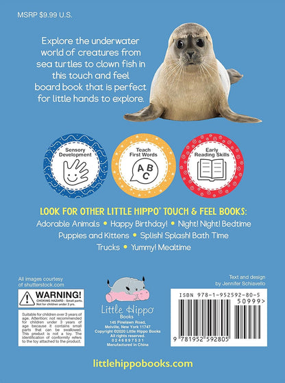 Ocean Friends - Touch and Feel Board Book - Sensory Board Book