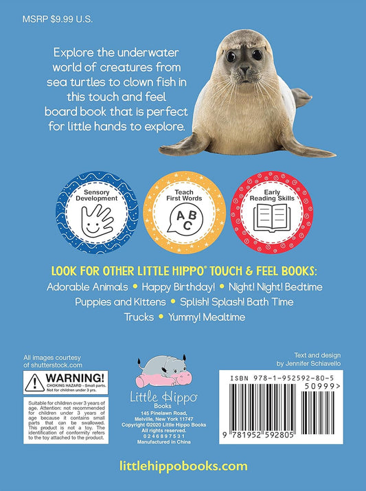 Ocean Friends - Touch and Feel Board Book - Sensory Board Book